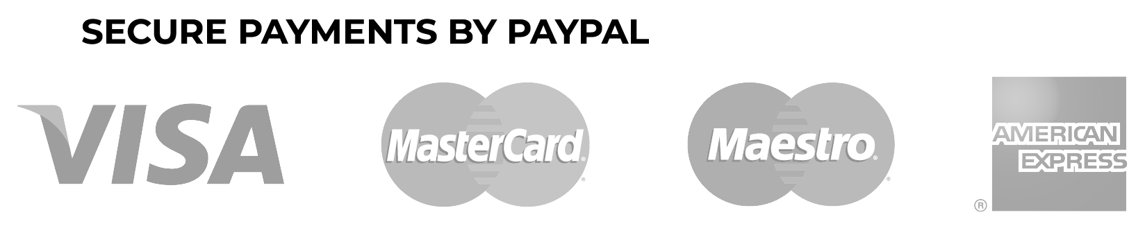 card payment logos gray